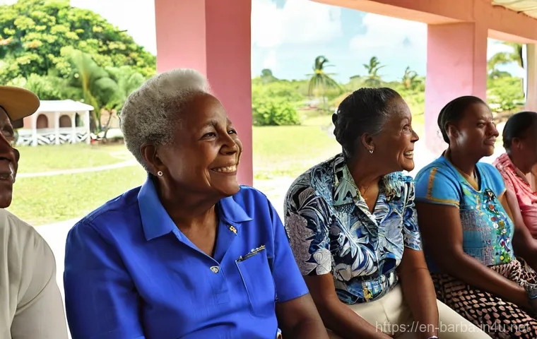 가브리엘 애브너 바베이도스 정치인 - **Community Dialogue for a Better Barbados**
    "A vibrant, sun-drenched community hall in Barbados...